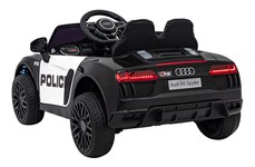 Audi R8 Policja na akumulator dla dzieci + Pilot + EVA + Wolny Start + MP3 LED