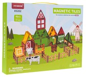 Klocki Magnetyczne Farma 46el.