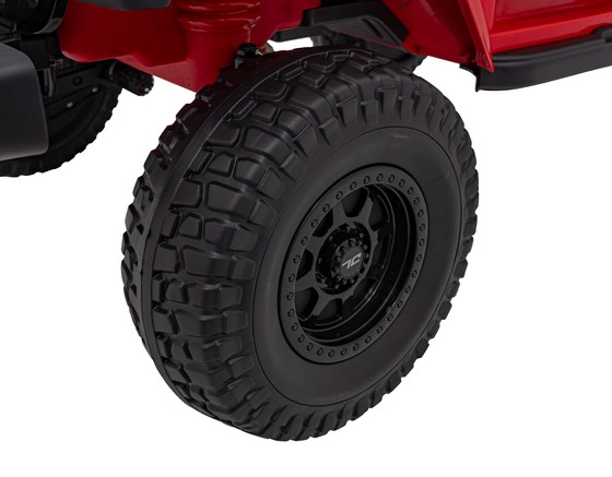 Auto terenowe OFF-ROAD 3.0 dla dzieci Czerwony + Pilot + Wolny Start + Pasy + Audio LED