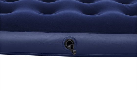 Dmuchany Materac turystyczny do spania Flokowany BESTWAY 188x99x22cm + Zestaw naprawczy