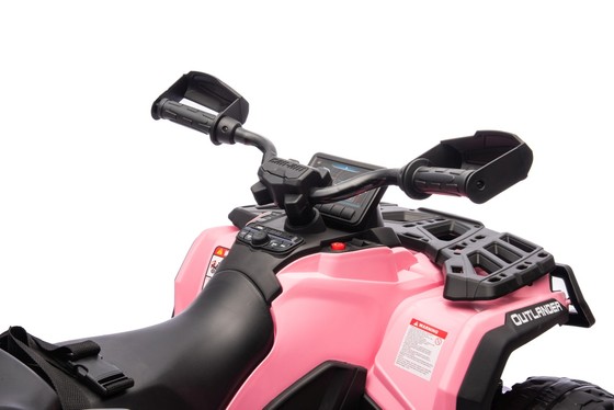 Quad Can Am Outlander ATV z Pilotem Różowy