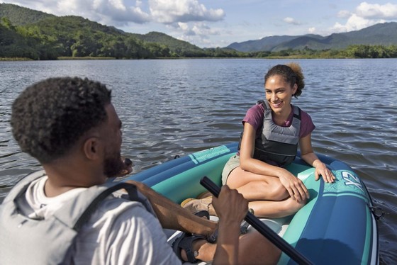 Ponton TREK X2, 232 cm x 118 cm + Akcesoria BESTWAY