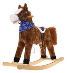 Konik Koń Na Biegunach Brąz