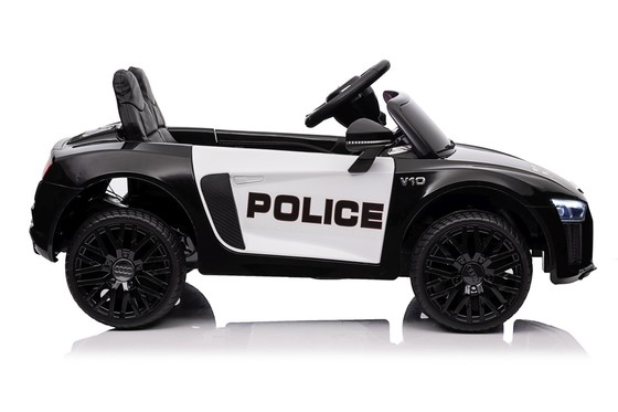 Audi R8 Policja na akumulator dla dzieci + Pilot + EVA + Wolny Start + MP3 LED