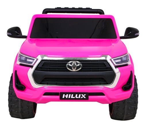 Toyota Hilux na akumulator dla dzieci Różowy + Napęd 4x4 + Pilot + 2 bagażniki + Radio MP3 + LED