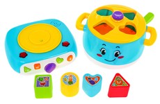 Interaktywny Garnuszek z Kuchenką + Sorter na klocki