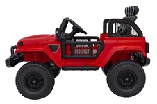 Auto terenowe OFF-ROAD 3.0 dla dzieci Czerwony + Pilot + Wolny Start + Pasy + Audio LED