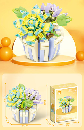 Zestaw Klocków Kwiaty 306el.