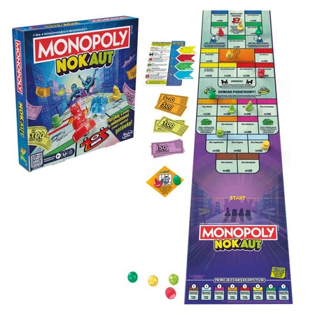 HASBRO GAME Monopoly Nokaut, gra