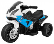 Motor BMW S1000 RR Mini na akumulator dla dzieci Niebieski + 3 koła + Dźwięki + LED