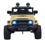 Toyota FJ Cruiser dla dzieci Beżowy + Pilot + Napęd 4x4 + Audio LED + EVA + Wolny Start