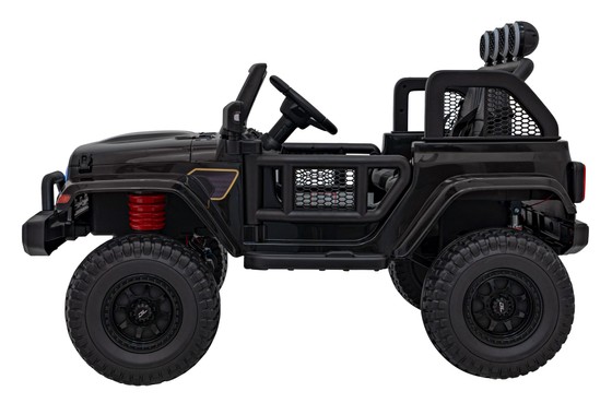 Auto terenowe OFF-ROAD 3.0 dla dzieci Czarny + Pilot + Wolny Start + Pasy + Audio LED