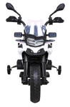 Motor BMW F850 GS na akumulator dla dzieci Biały + Kółka pomocnicze + Audio LED + Wolny Start + EVA
