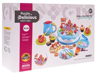 Zestaw Urodzinowy Przyjęcie Tort Niebieski