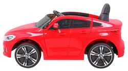 BMW 6 GT Autko na akumulator Czerwony + Pilot + Wolny Start + EVA + Pasy + LED MP3