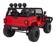 Auto terenowe OFF-ROAD 3.0 dla dzieci Czerwony + Pilot + Wolny Start + Pasy + Audio LED