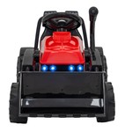 Traktor Spychacz G320 dla najmłodszych dzieci Czerwony + Ruchoma łyżka + Melodie + Klakson + Światła LED