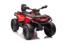 Quad Can Am Outlander ATV z Pilotem Czerwony