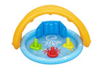 Dmuchany Brodzik Basenik z Daszkiem dla dzieci 6m+ Z Grą Układanką BESTWAY 115x89x76 Gra układanka + 3 Obręcze