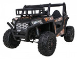 Buggy UTV Terenówka dla dzieci Czarny + Pilot + Bagażnik + Wolny Start + EVA + MP3 LED