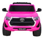 Toyota Hilux na akumulator dla dzieci Różowy + Napęd 4x4 + Pilot + 2 bagażniki + Radio MP3 + LED