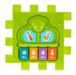 Multidomek sensoryczny dla dzieci 18m+ Mini gry 9 Puzzli + Sortery + Przeplatanka + Zegar