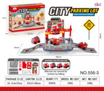 Zestaw Parking Straż Pożarna + Miękkie Pojazdy