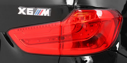 BMW X6M Elektryczne Autko dla dzieci Czarny + Pilot + EVA + Wolny Start + Panel audio + LED