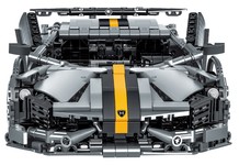 Zestaw Klocków Autko Sportowe Szare 1356el.