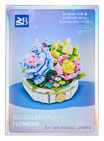 Zestaw Klocków Kwiaty 274el.