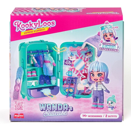 KOOKYLOOS Wanda Walizka lalka, figurka