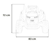 Pojazd Traktor GROW 1804 Różowy