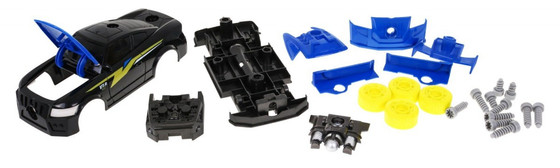 Składane Autka sportowe 2w1 dla dzieci 3+ Wkrętarka elektryczna + Śrubokręt + Dźwięki Światła