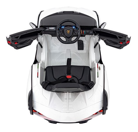 Lamborghini SIAN na akumulator dla dzieci Biały + Pilot + EVA + Wolny Start + Audio LED