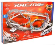 Tor wyścigowy Kolejka elektryczna 2w1 dla dzieci 6+ Zdalnie sterowane + Lokomotywy + Wagony + Autko