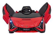 Lamborghini SIAN na akumulator dla dzieci Czerwony + Pilot + EVA + Wolny Start + Audio LED