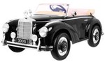 Mercedes Benz 300S Retro dla dzieci Lakier Czarny + Pilot + EVA + Wolny Start + LED MP3