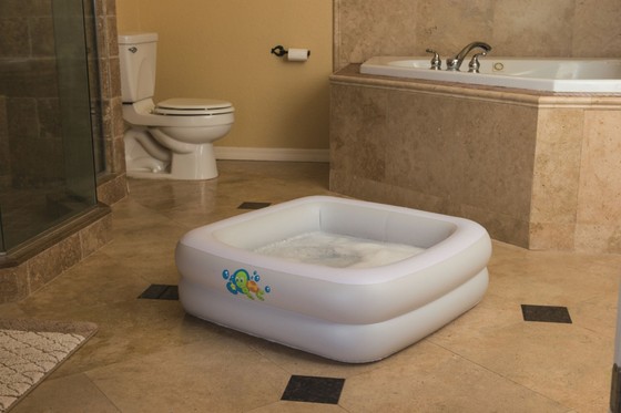 Dmuchany Brodzik 3w1 dla dzieci 0+ Wanienka Basenik BESTWAY + Dmuchane dno