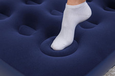 Materac Welurowy z Pompką 185 76 28cm BESTWAY