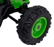 Koparka Traktor na akumulator dla dzieci Zielony + Ruchome Ramię Łyżka + Pilot + Wolny Start + Radio FM + LED