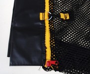 Siatka ochronna SkyRamiz Zielony do trampoliny ogrodowej 244cm/8FT 6 tuneli na słupki