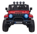 Auto terenowe OFF-ROAD 3.0 dla dzieci Czerwony + Pilot + Wolny Start + Pasy + Audio LED