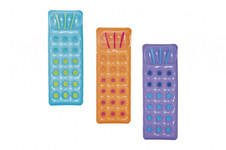 Neonowy Materac plażowy BESTWAY Fioletowy 188x71cm + Zestaw naprawczy