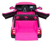 Toyota Hilux na akumulator dla dzieci Różowy + Napęd 4x4 + Pilot + 2 bagażniki + Radio MP3 + LED