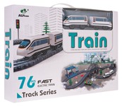 Kolejka Stacja + Akcesoria 76el.