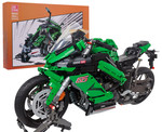 Zestaw Klocków technicznych Motocykl Sportowy Zielony 2304el.
