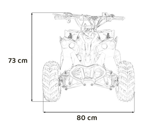 Pojazd Quad Spalinowy RENEGADE HIPERFECT 110CC Niebieski