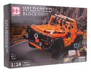Zestaw Klocków Auto Terenowe Czerwone R/C 790el.