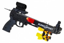 Kusza dla dzieci 6+ Zestaw sportowy 7 el. + Tarcza + 5 bełtów + Celownik