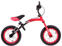 Rowerek biegowy dla dzieci Boomerang SporTrike Czerwony Nauki jazdy + Zmienny układ ramy